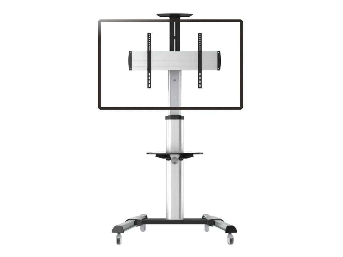 ROLINE CARRELLO TV ,PIVOT FUNCTION, 50 KG, 177.8CM, GRIGIO