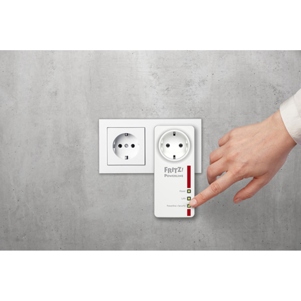 AVM FRITZ!POWERLINE 1220E, 2 PORTE LAN GIGABIT