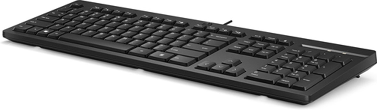 HP TASTIERA KBD 125 WD,INTERFACCIA USB,NERO