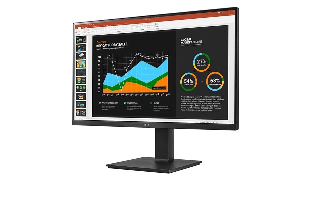 LG MONITOR 27 LED 16:9 2560x1440 HDR10 350 CDM 5ms PIVOT USB-C - DP/HDMI MULTIMEDIALE, SCAT APERTA