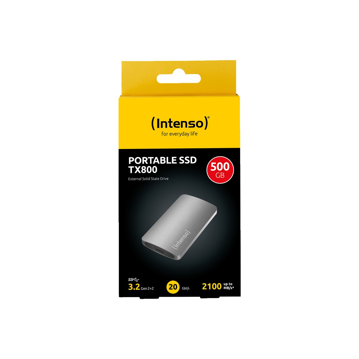 INTENSO SSD ESTERNO TX800 500GB USB 3.2 GEN 2X2 2.100 MB/S