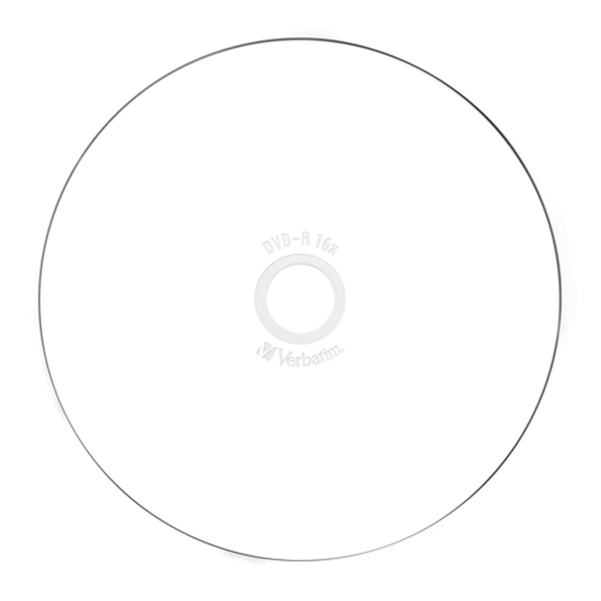 VERBATIM DVD-R 16X, 4,7GB, 25 PACK SPINDLE, WIDE INKJET PRINTABLE, 21-118 MM