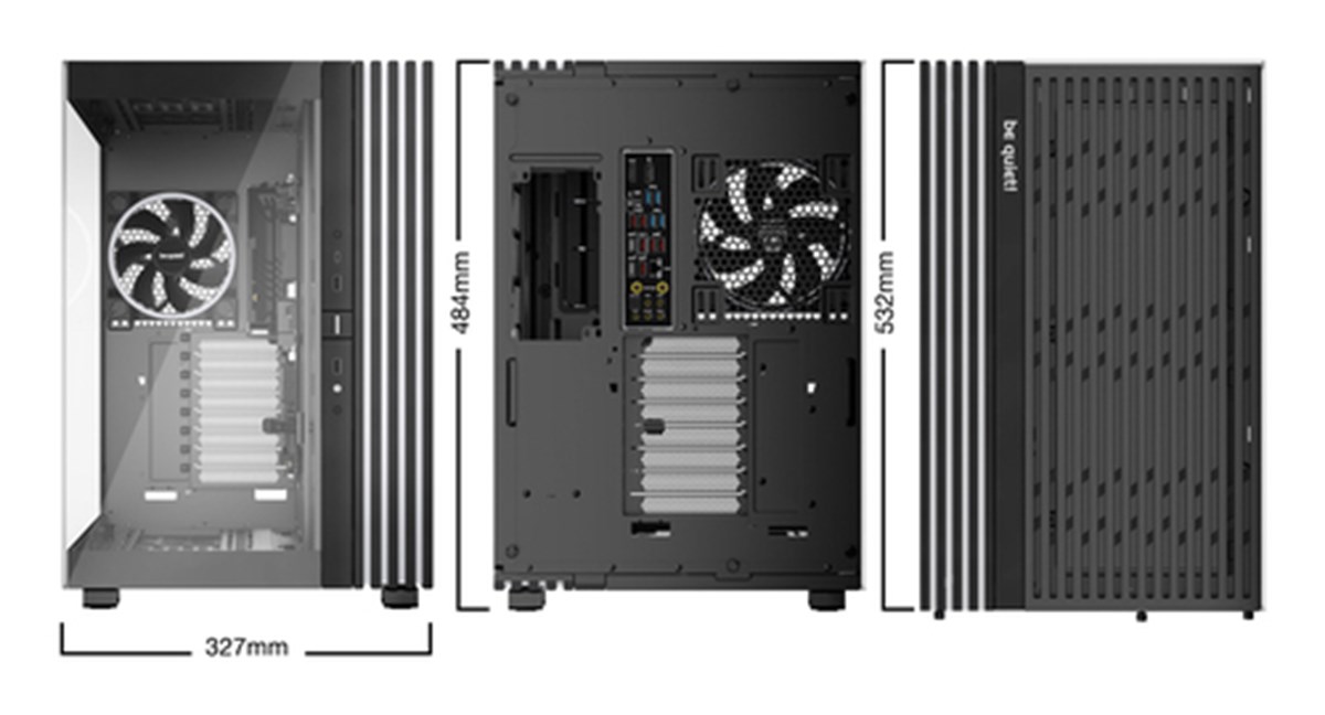 BE QUIET! CASE ATX LIGHT BASE 900 FX BLACK