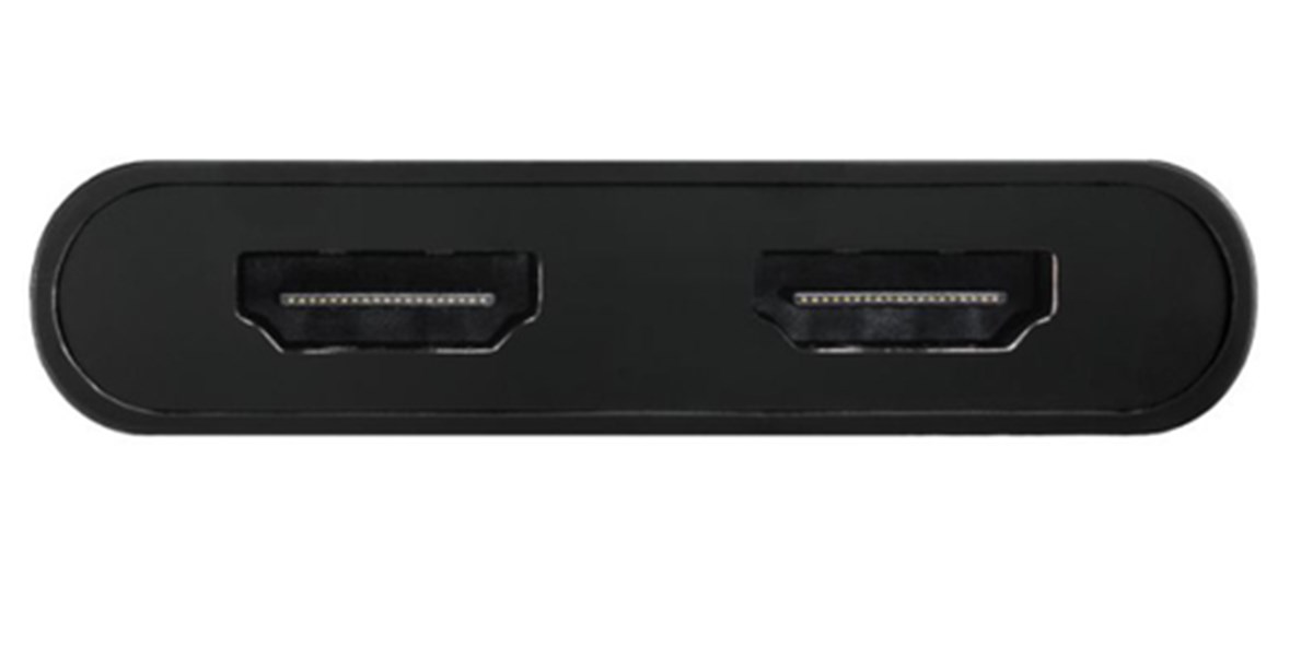 CLUB3D VIDEO SPLITTER CON DISPLAYLINK USB TYPE C (CON ADATTATORE TYPE A) A DUAL HDMI (4K60HZ)