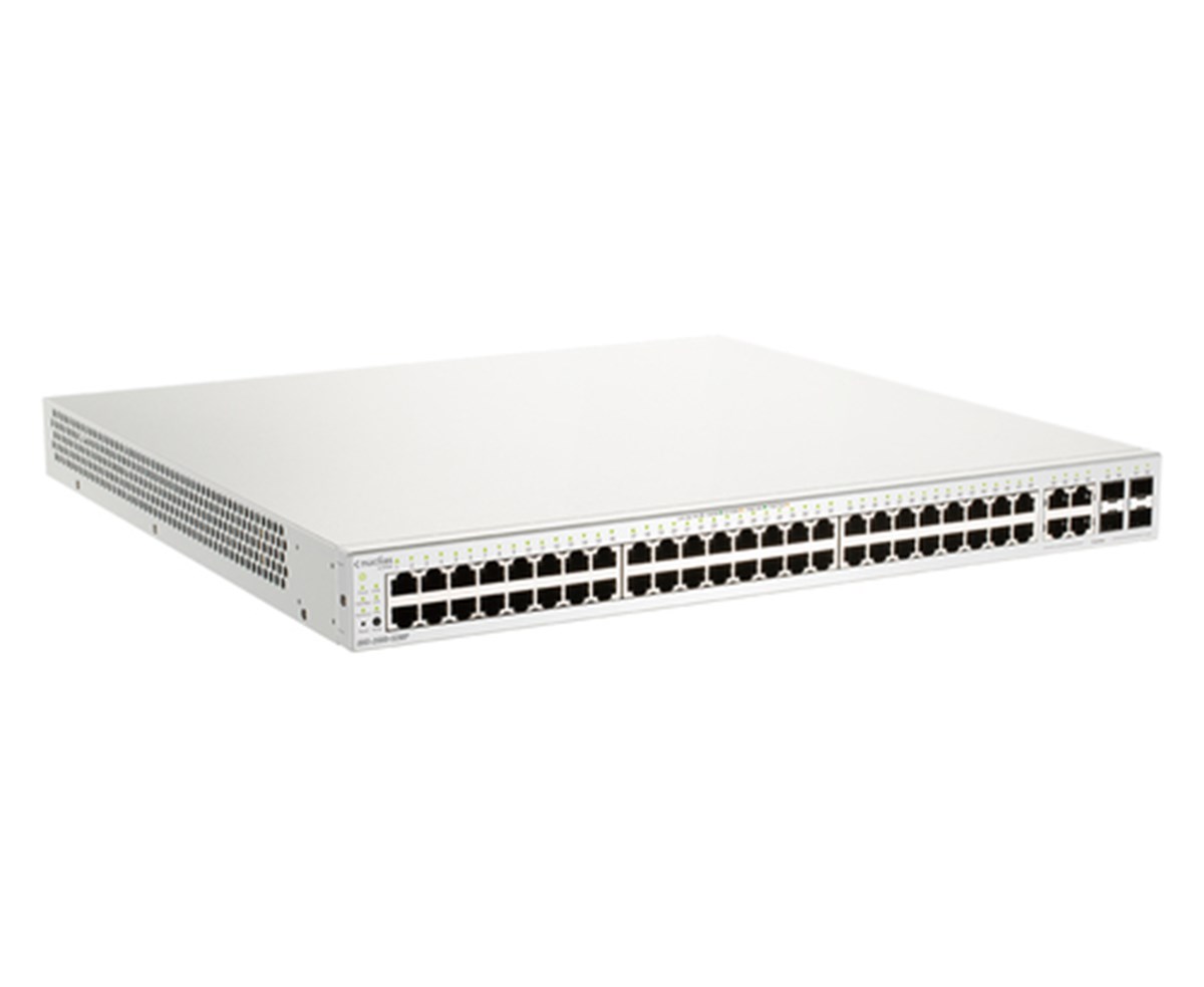 D-LINK SWITCH SMART MANAGED 52 PORTE GIGABIT POE