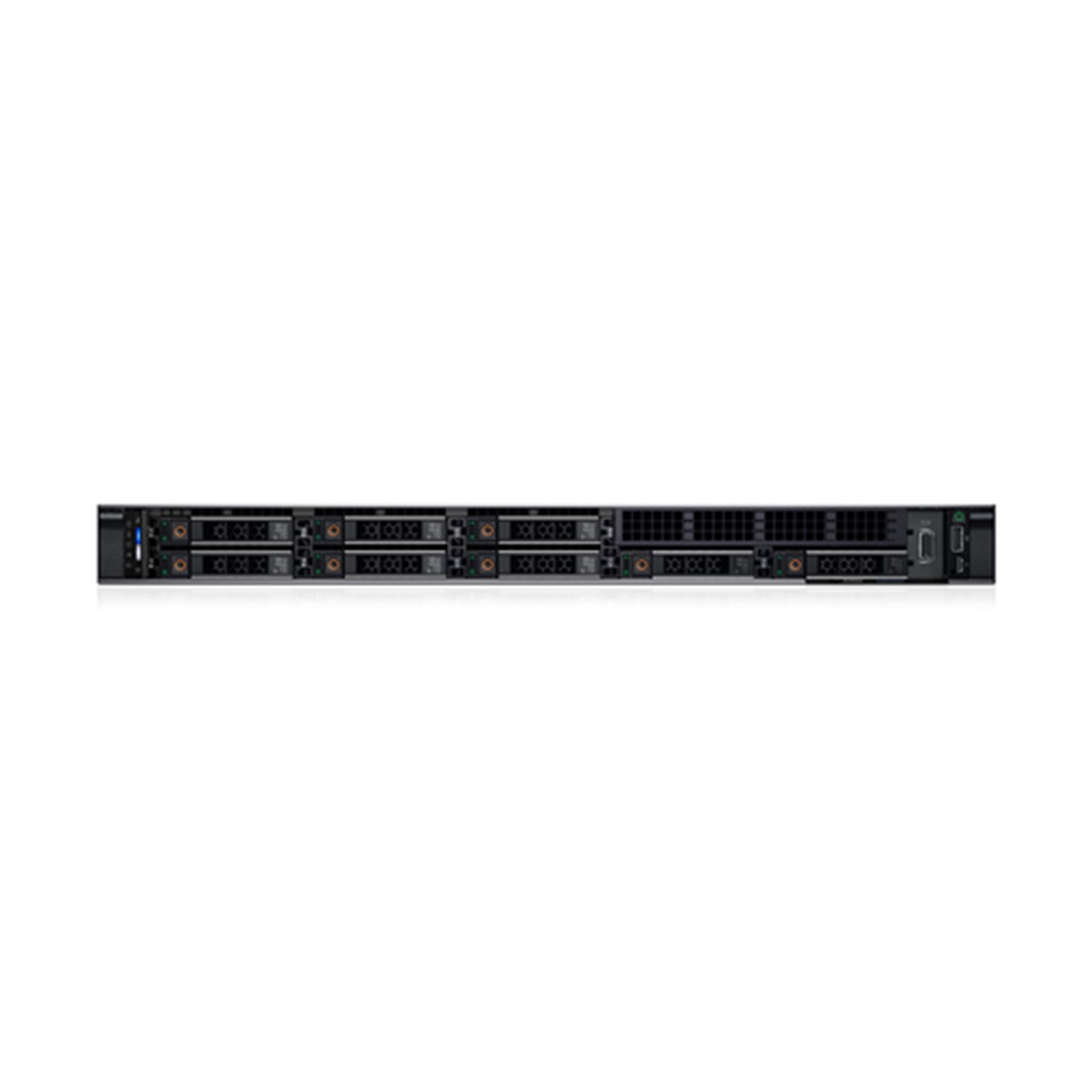 DELL SERVER RACK R450 XEON 8C 4309Y 1X16GB RDIMM 3200MHZ 480GBSSD 8X2.5" PERC H755 2XGLAN 2X1100W