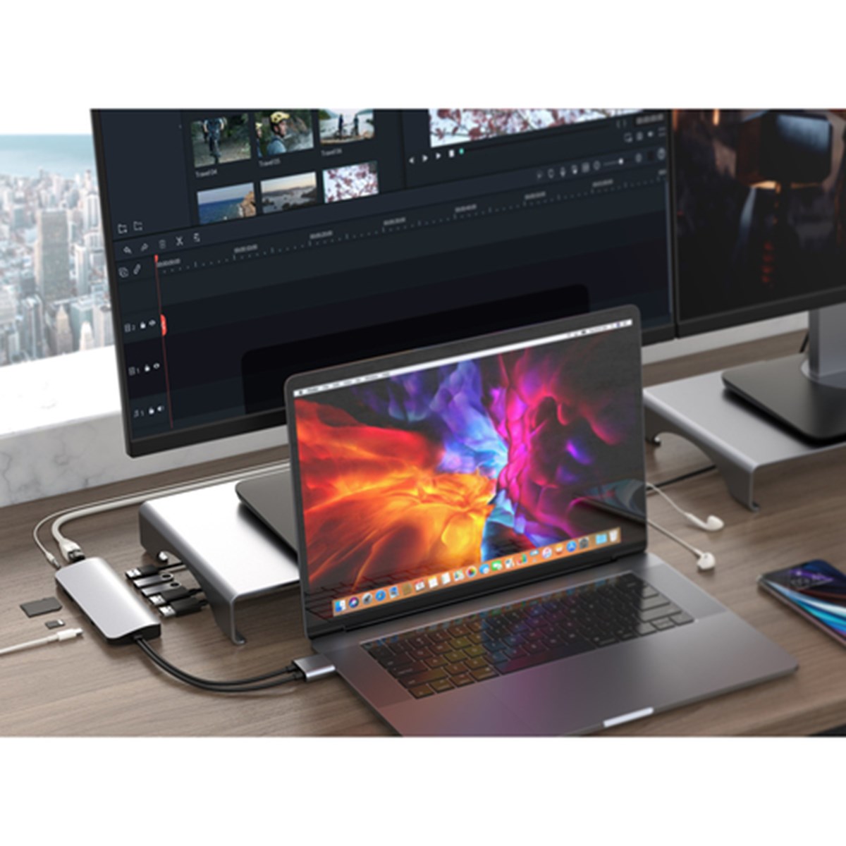 HIPER DRIVE HUB USB-C VIPER 10 IN 1 PER MACBOOK CHROMEBOOK E PC