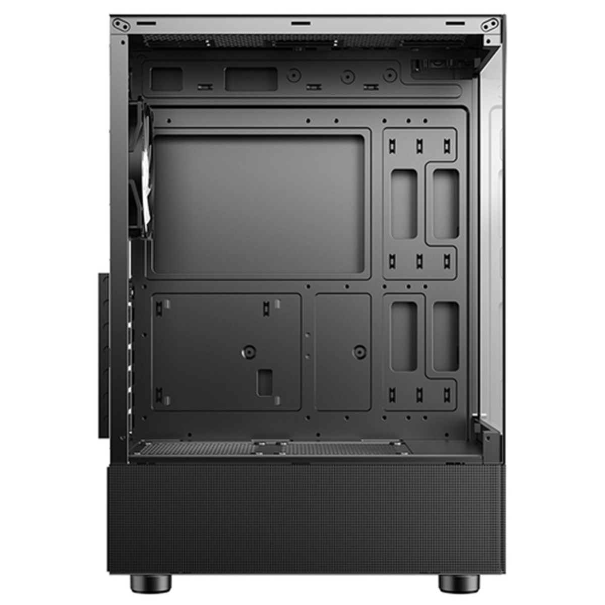 ITEK CASE SHOWBUI 33B, GAMING TOWER ATX, 12CM ARGB FAN, USB3, SIDE  FRONT PANEL TEMP GLASS