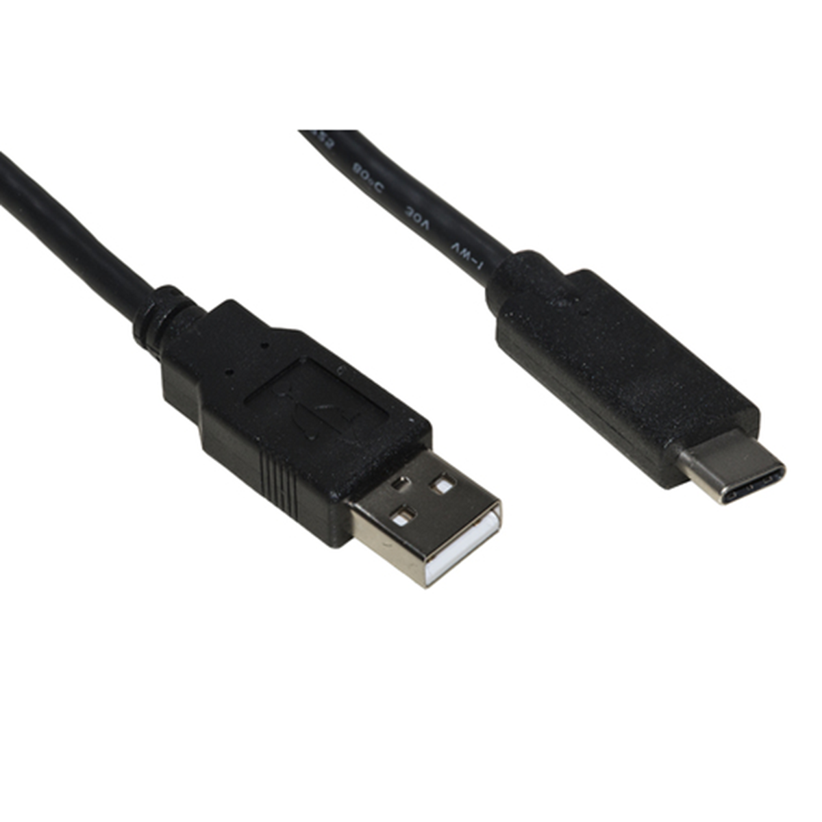 LINK CAVO USB 2.0 "A" MASCHIO / USB-C MT 1,80 COLORE NERO