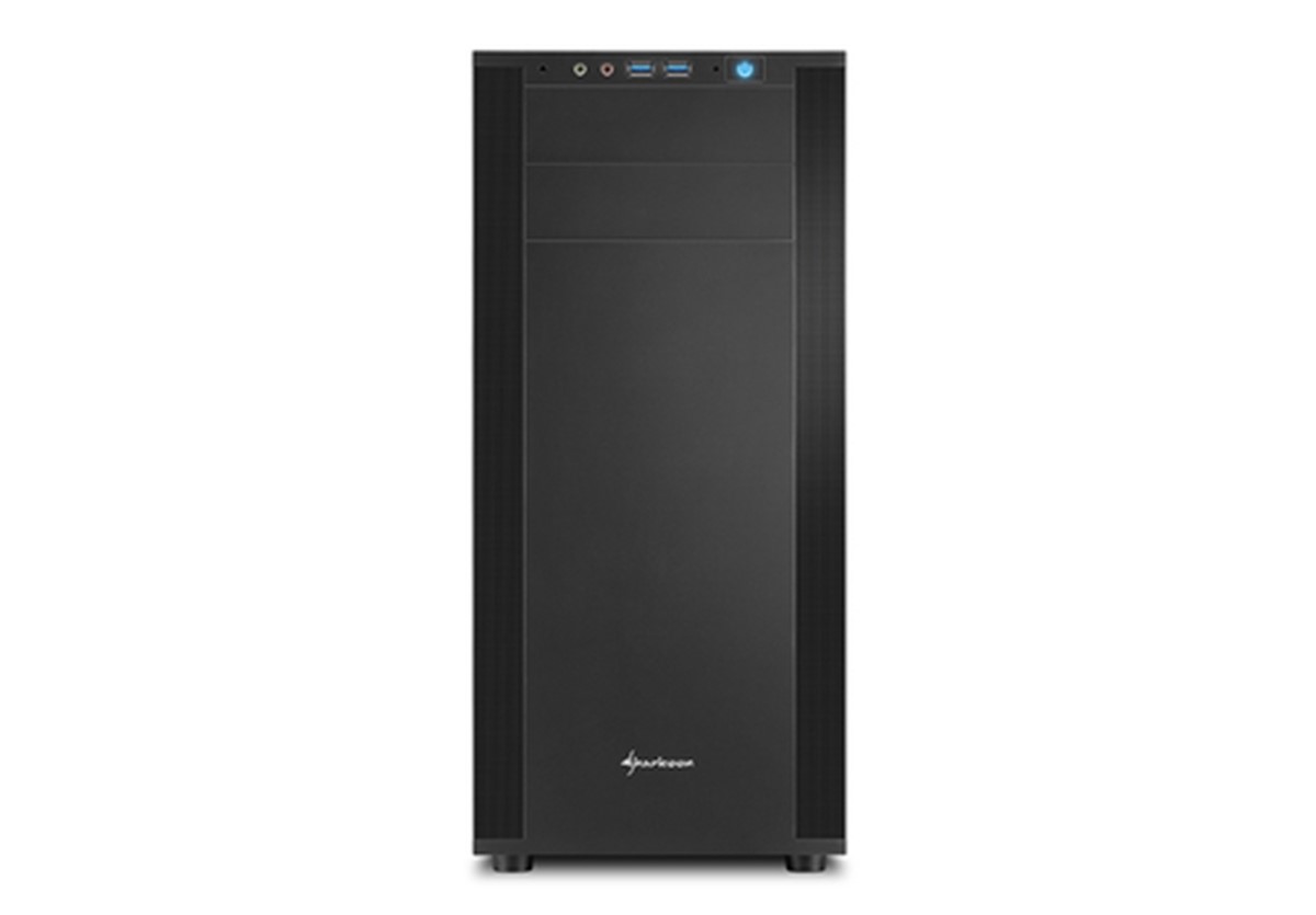 SHARKOON CASE M25-V ATX, USB 3.0 + AUDIO FRONTALE, METAL BLACK