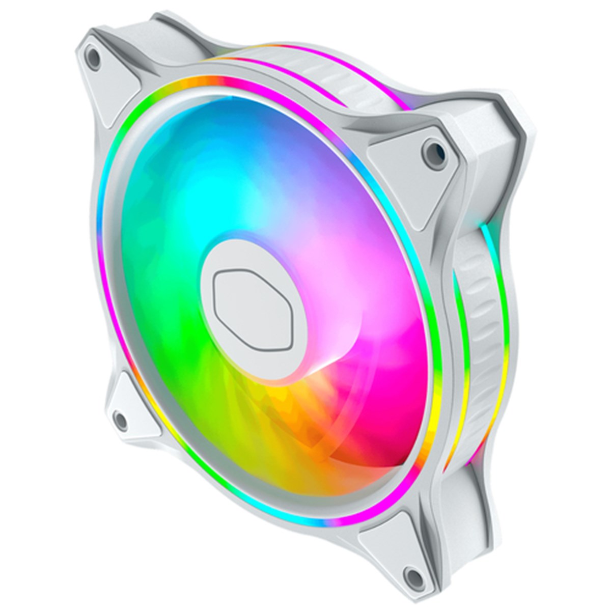 COOLER MASTER DISSIPATORE MASTERFAN MF120 HALO WHITE EDITION 120X120X25 VENTOLA CABINET - COOLER MAS