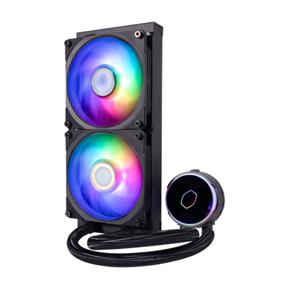 COOLER MASTER DISSIPATORE A LIQUIDO MASTERLIQUID PL240 FLUX ADDRESSABLE GEN 2 RGB COOLER DISSIPATORE