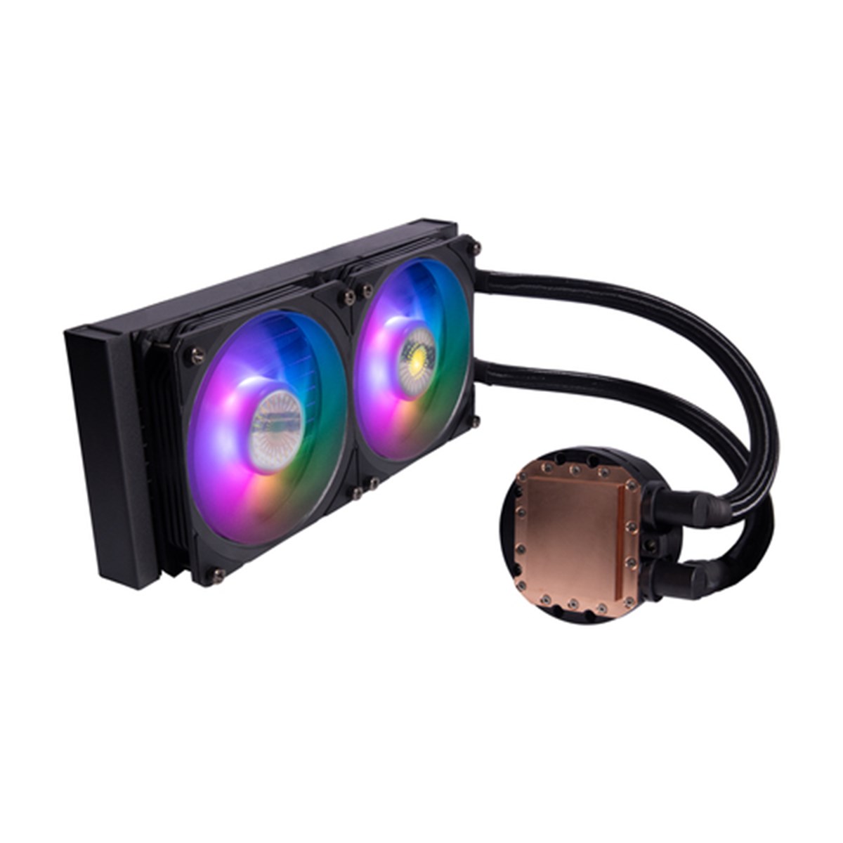 COOLER MASTER DISSIPATORE A LIQUIDO MASTERLIQUID PL240 FLUX ADDRESSABLE GEN 2 RGB COOLER DISSIPATORE