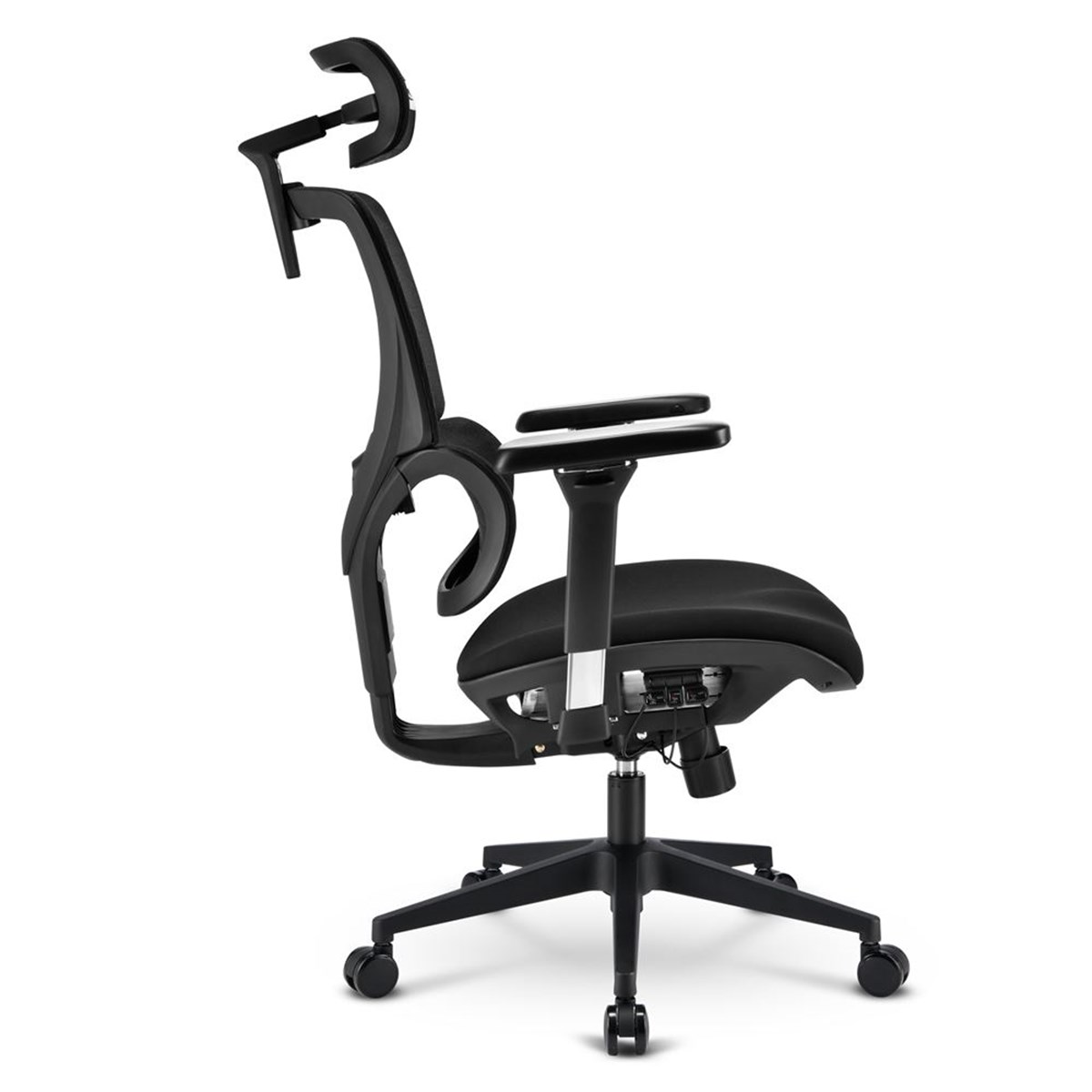 SHARKOON SEDIA OFFICE FABRIC SEAT BASE 3D ARMREST  HEADREST 5 HEIGHTS ADJUSTABLE  MAX WEIGHT CAPACI