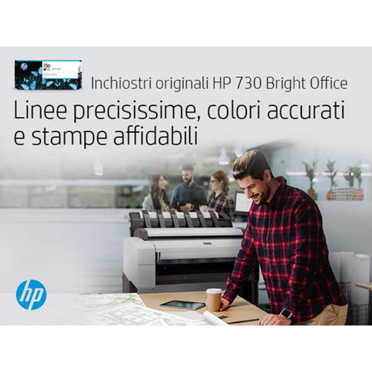 HP MATERIALE DI CONSUMO, 730, GIALLO