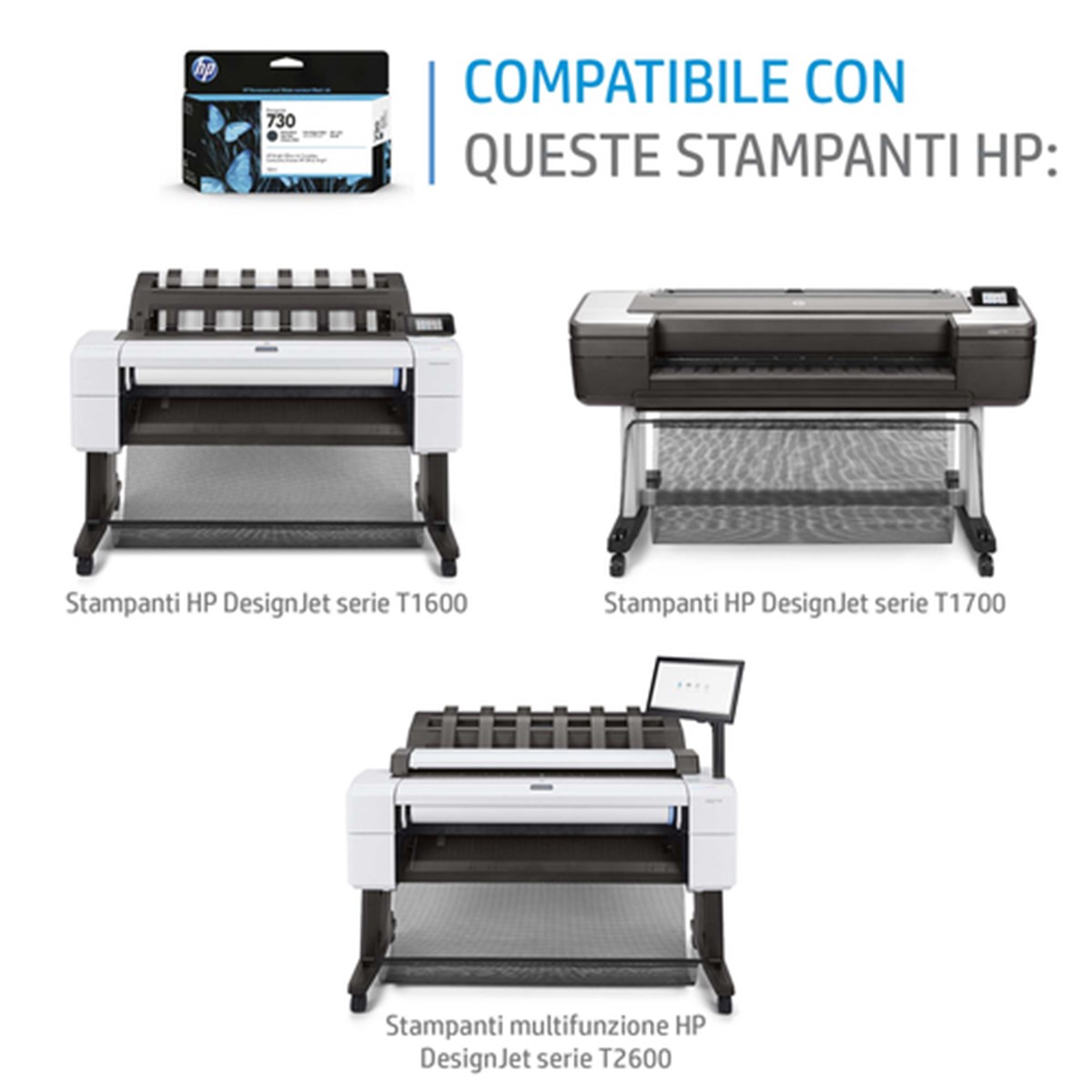 HP MATERIALE DI CONSUMO, 730, GIALLO