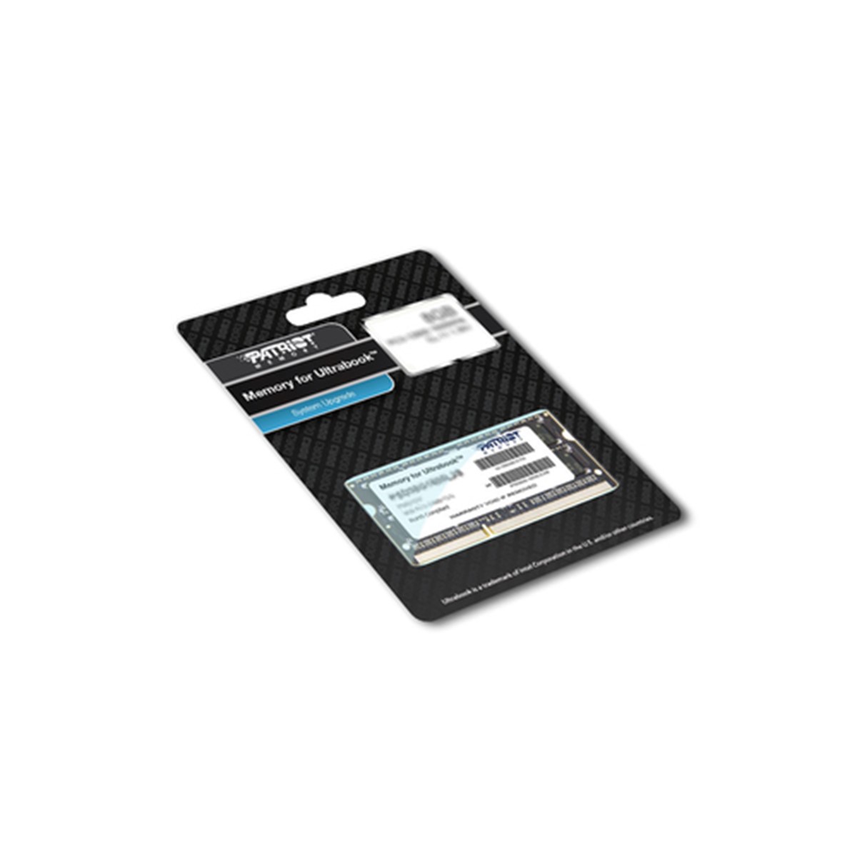 PATRIOT RAM SODIMM 8GB DDR3L 1600MHZ CL11 1,35V PER ULTRABOOK