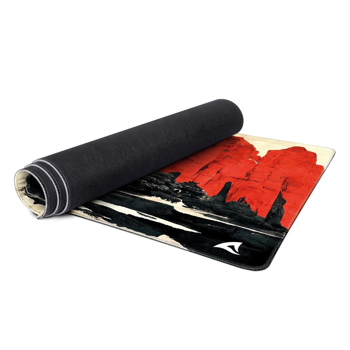 SHARKOON SKILLER SGP40 D11 MOUSEPAD TAPPETINO GAMING 1000 x 500 x 3  MM ROCCIA ROSSA