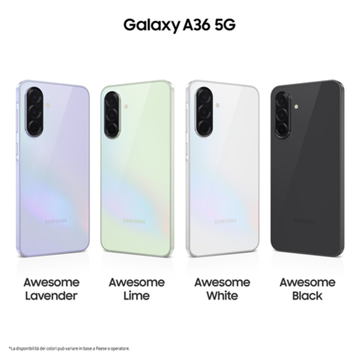 SAMSUNG GALAXY A36 5G 128GB 6GB AWESOME WHITE