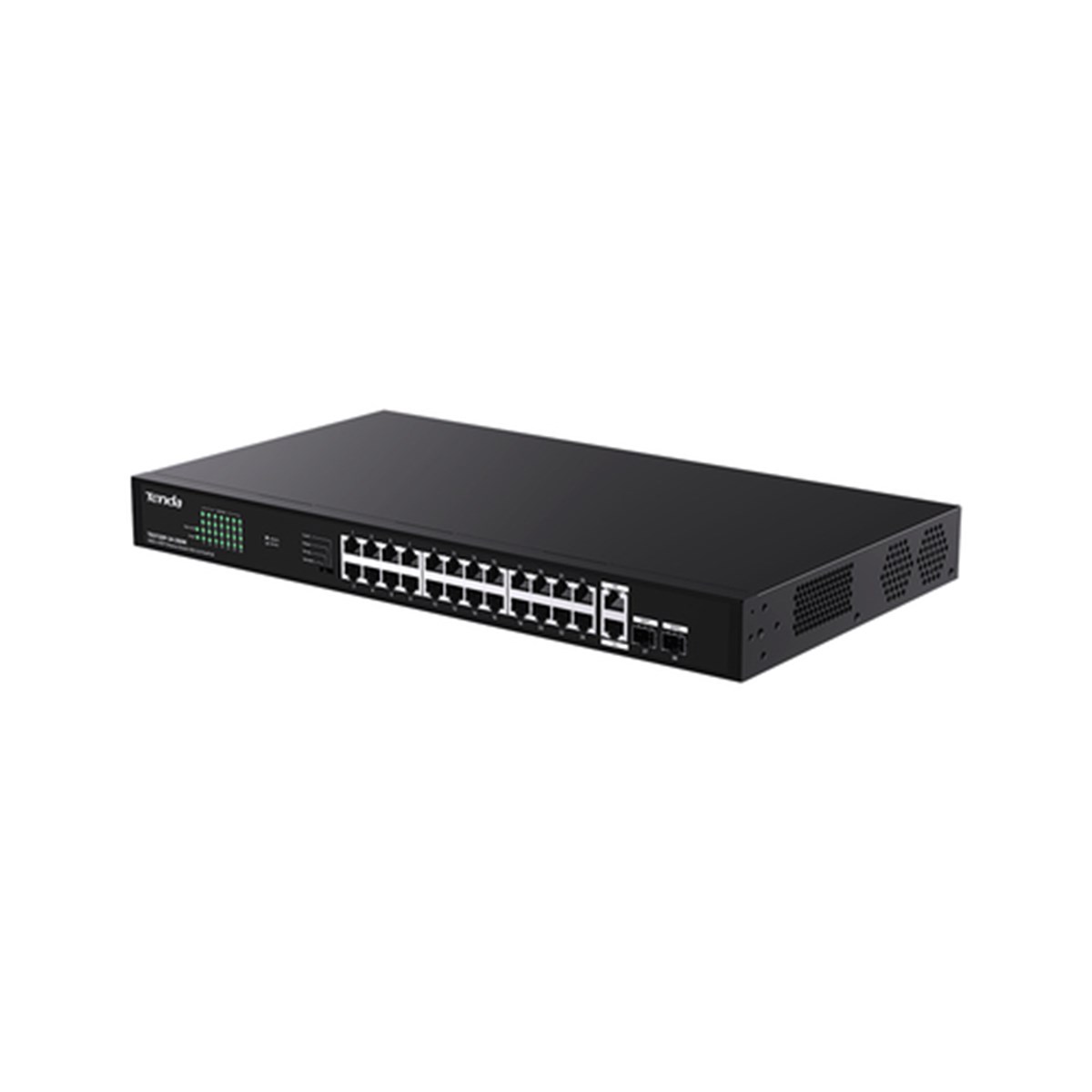 TENDA SWITCH POE UNMANAGED, 28 PORT, 24 POE