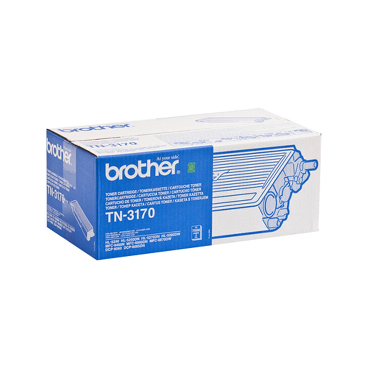 BROTHER TONER TN3170 DA 7000 PAGINE