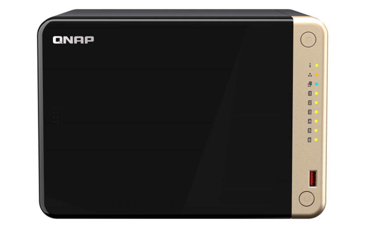 NAS QNAP TS-664 Tower 6-Bay CPU Celeronr N5105/N5095 quad-core + 8 GB DDR4 6x SATA 2,5"/3,5" + 2X M.