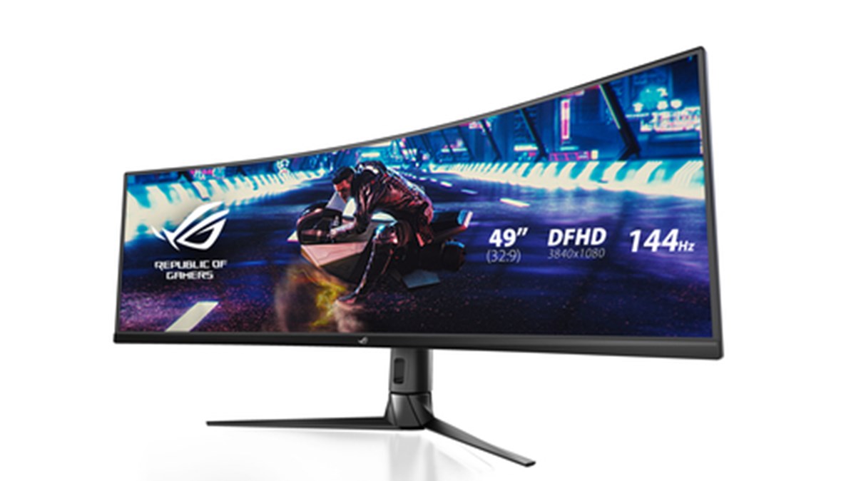 ASUS MONITOR CURVO 49 LED VA 32:9 (3840 x 1080), ROG STRIX, REG ALTEZZA, DP/HDMI