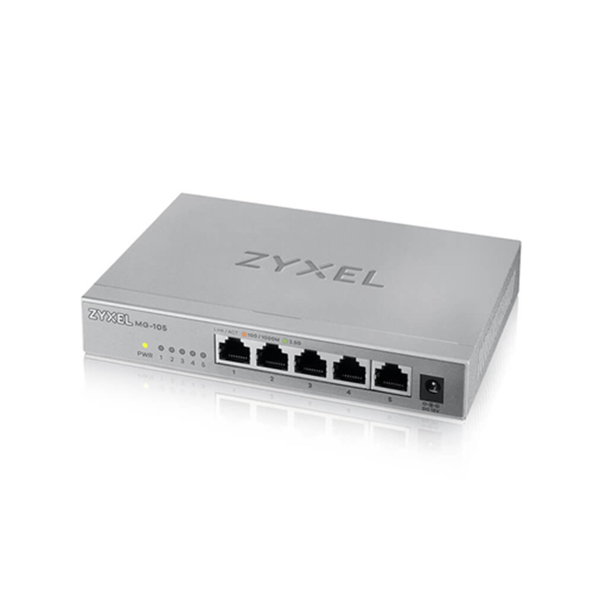 ZYXEL SWITCH XMG-108 UNMANAGED, 5 PORTE 2.5GBE1 PORTA 10GBE SFP+, DESKTOP