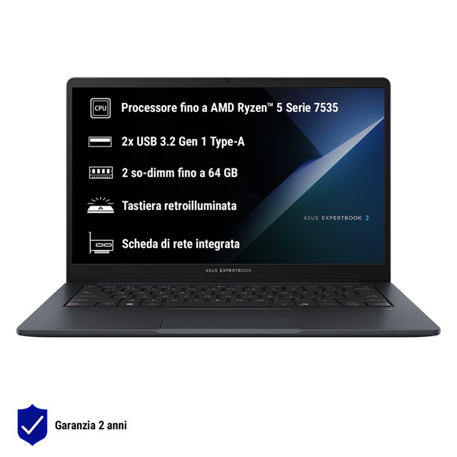 ASUS NB 14" Expertbook B1 R5-7535U 16GB 512GB SSD WIN 11 PRO