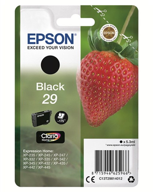 EPSON CART. INK NERO SERIE FRAGOLA
